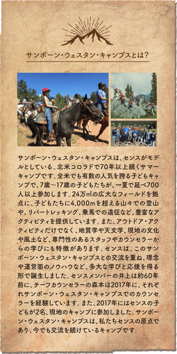 サンボーン・ウェスタン・キャンプスとは?